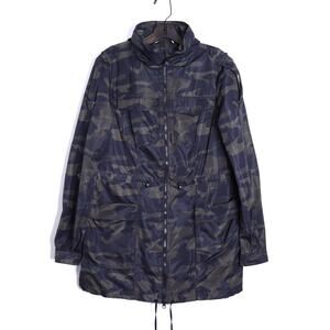 BLANC NOIR Mastermind Camo Anorak Jacket Hideaway Hood Long Sleeve Women's S